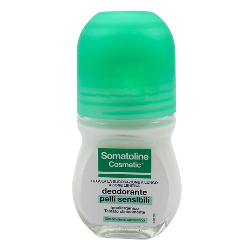SOMATOLINE COSMETIC DEODORANTE ROLL ON PELLI SENSIBILI 50 ML - Gruppofarmastore.it
