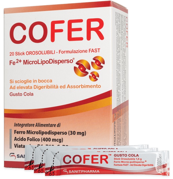 COFER 20 STICK OROSOLUBILI GUSTO COLA - Gruppofarmastore.it
