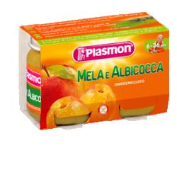 PLASMON OMOGENEIZZATO MELA ALBICOCCA 2 X 104 G - Gruppofarmastore.it
