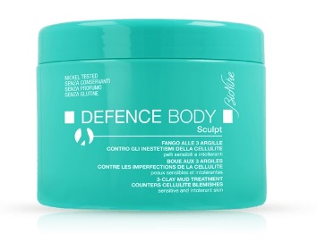 DEFENCE BODY ANTICELLULITE FANGO ALLE 3 ARGILLE VASO 500 G - Gruppofarmastore.it