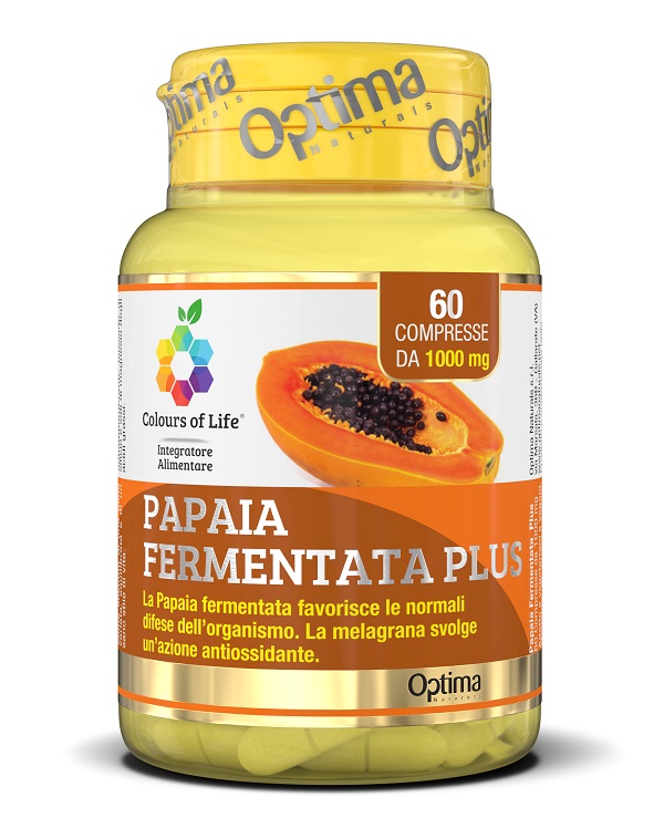 COLOURS OF LIFE FERMENTA PAPAIA PLUS 60 COMPRESSE 1000 MG - Gruppofarmastore.it