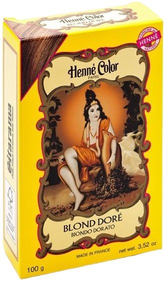 POLVERE HENNE BIONDO DORATO HENNE COLOR POLVERE VEGETALE COLORANTE RIFLESSANTE 100 G - Gruppofarmastore.it