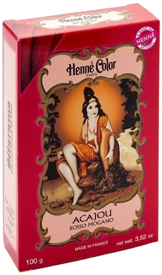 POLVERE HENNE ACAJOU ROSSO MOGANO HENNE COLOR POLVERE VEGETALE COLORANTE RIFLESSANTE 100 G - Gruppofarmastore.it
