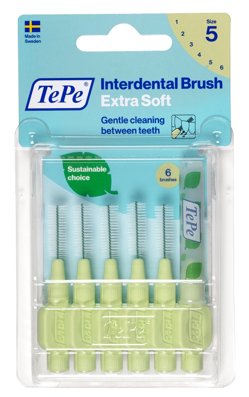 TEPE SCOVOLINO XSOFT VERDE 0,8MM 6 PEZZI - Gruppofarmastore.it