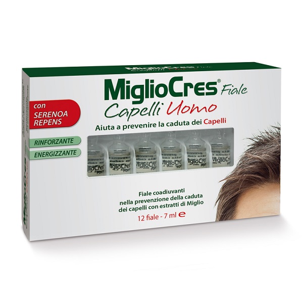 MIGLIOCRES FIALE CAPELLI UOMO 12 FIALE - Gruppofarmastore.it