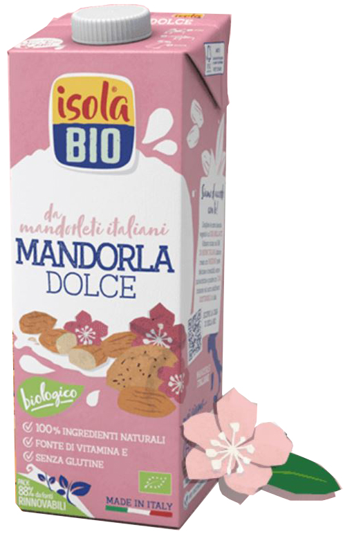 ISOLA BIO MANDORLA DOLCE BEVANDA BIOLOGICA 1 LITRO - Gruppofarmastore.it