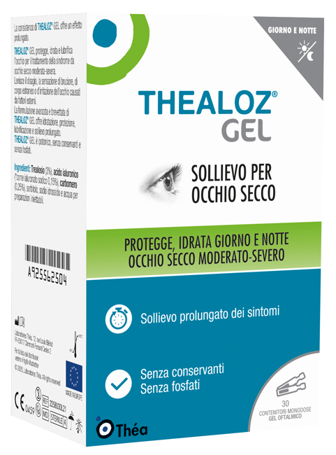 THEALOZ GEL OFTALMICO 30 CONTENITORI MONODOSE 0,4 G - Gruppofarmastore.it
