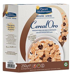 PIACERI MEDITERRANEI CEREALORO FIOCCHI RISO MAIS E CIOCCOLATO 250 G - Gruppofarmastore.it