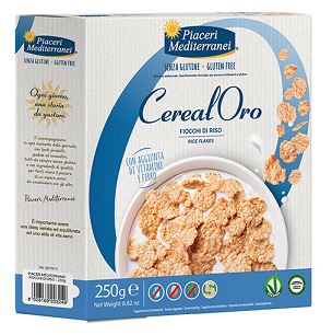 PIACERI MEDITERRANEI CEREALORO FIOCCHI DI RISO 250 G - Gruppofarmastore.it