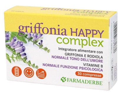 GRIFFONIA HAPPY COMPLEX 30 COMPRESSE - Gruppofarmastore.it