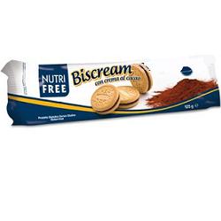 NUTRIFREE BISCREAM CON CREMA AL CACAO 125 G - Gruppofarmastore.it