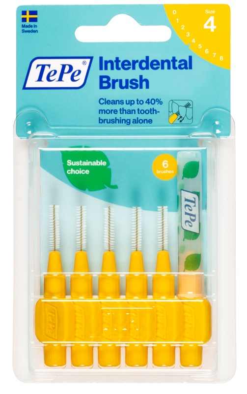TEPE SCOVOLINO GIALLO 0,7 MM 6 PEZZI - Gruppofarmastore.it