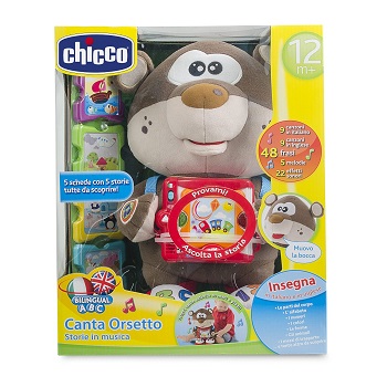 CHICCO GIOCO ORSO CANTASTORIE 1 PEZZO - Gruppofarmastore.it