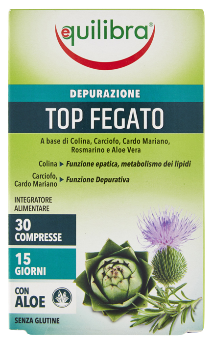 TOP FEGATO CON ALOE 30 COMPRESSE - Gruppofarmastore.it