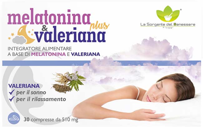 MELATONINA PLUS VALERIANA 30 COMPRESSE - Gruppofarmastore.it