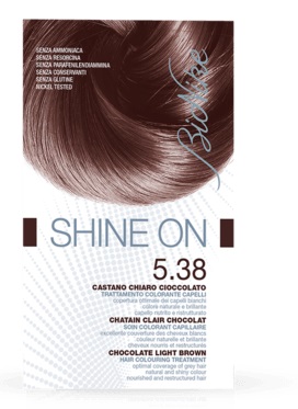 BIONIKE SHINE ON 5,38 CASTANO CHIARO CIOCCOLATO 125 ML - Gruppofarmastore.it