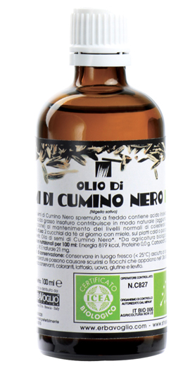 OLIO SEMI CUMINO NERO BIOLOGICO - Gruppofarmastore.it