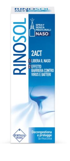 SPRAY NASALE RINOSOL 2ACT 15 ML - Gruppofarmastore.it