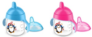 AVENT TAZZA CON BECCUCCIO DECORATA AZZURRO 260 ML - Gruppofarmastore.it