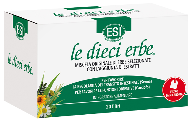 ESI LE DIECI ERBE TISANA 20 FILTRI - Gruppofarmastore.it