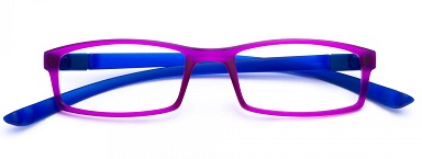 OCCHIALE DA LETTURA PREMONTATO TWINS PLATINUM MULTICOLOR VIOLET/BLU +3,00 - Gruppofarmastore.it