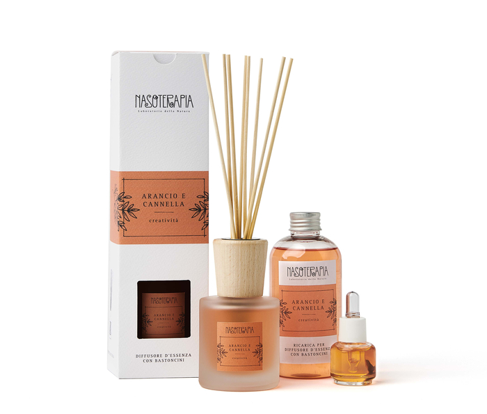 DIFFUSORE BASTONCINI ARANCIO CANNELLA 100 ML - Gruppofarmastore.it