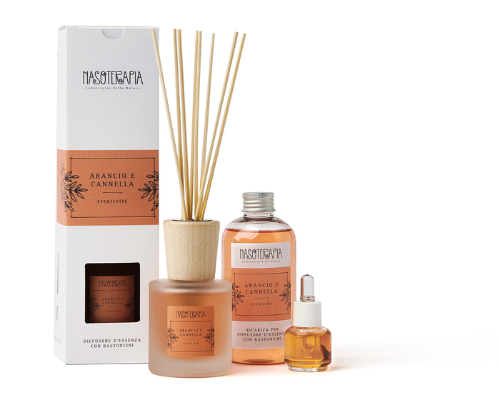 RICARICA PER DIFFUSORE BASTONCINI 250 ML ARANCIO CANNELLA - Gruppofarmastore.it