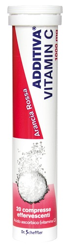 ADDITIVA VITAMINA C ARANCIA ROSSA 1G 20 COMPRESSE - Gruppofarmastore.it
