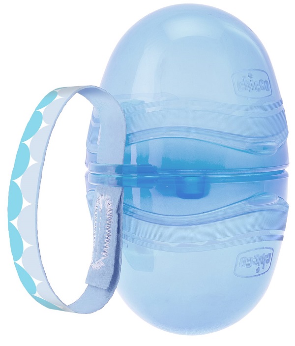 CHICCO PORTASUCCHIETTO DOPPIO BLU 1 PEZZO - Gruppofarmastore.it