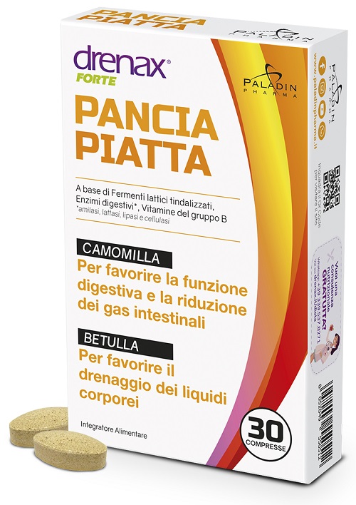 DRENAX FORTE PANCIA PIATTA 30 COMPRESSE - Gruppofarmastore.it
