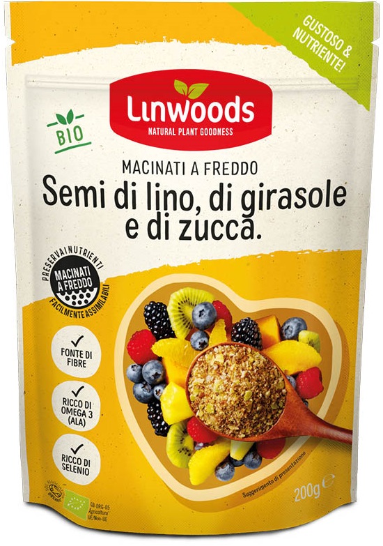 SEMI DI LINO GIRASOLE/ZUCCA MACINATI 200G - Gruppofarmastore.it