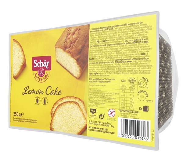 SCHAR LEMON CAKE 250 G - Gruppofarmastore.it