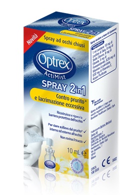 SPRAY OCULARE OPTREX ACTIMIST 2 IN 1 CONTRO IL PRURITO 1 PEZZO - Gruppofarmastore.it