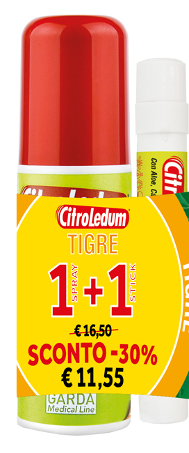 CITROLEDUM TIGRE KIT SPRAY 75 ML + STICK 10 ML - Gruppofarmastore.it