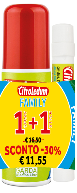 CITROLEDUM FAMILY KIT SPRAY 75 ML + STICK 10 ML - Gruppofarmastore.it