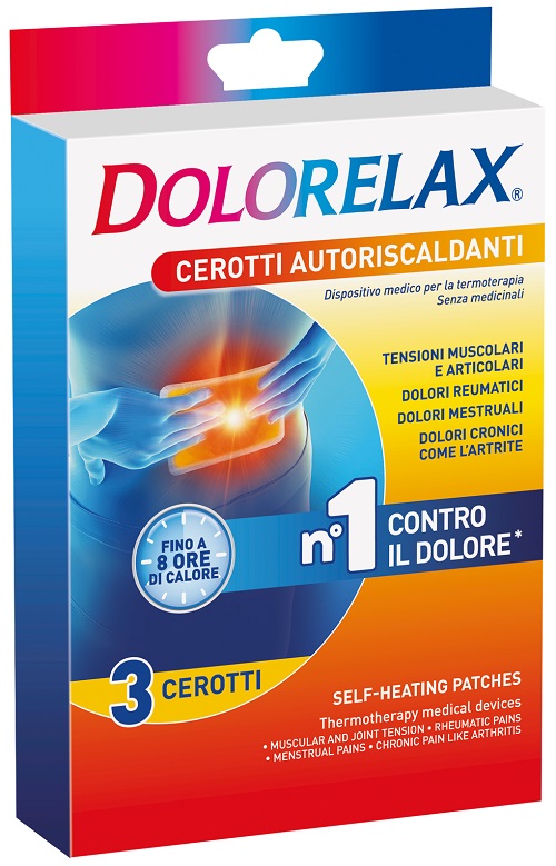 DOLORELAX CEROTTO EFFETTO CALDO 3 PEZZI - Gruppofarmastore.it