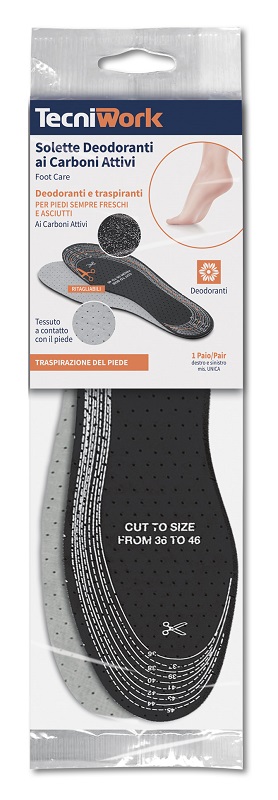 SOLETTE DEODORANTI AI CARBONI ATTIVI 1 PAIO - Gruppofarmastore.it