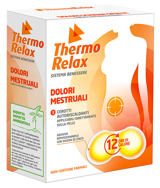 THERMORELAX CEROTTO DOLORI MESTRUALI 3 PEZZI - Gruppofarmastore.it