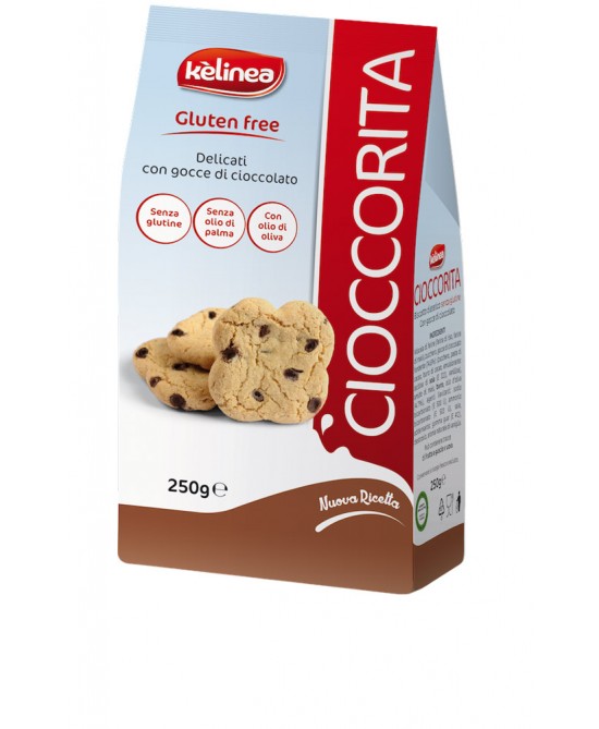 KELINEA CIOCCORITA BISCOTTI CIOCCOLATO SENZA GLUTINE 250 G - Gruppofarmastore.it