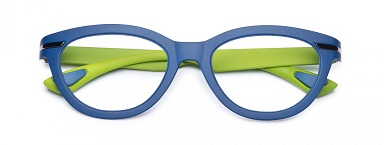 OCCHIALE DA LETTURA PREMONTATO PLATINUM VAMP BLU/VE +1,50 - Gruppofarmastore.it