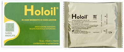 HOLOIL MEDICAZIONE GARZA 10X10CM 10 PEZZI - Gruppofarmastore.it