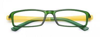 OCCHIALE DA LETTURA PREMONTATO TWINS SILVER LIGHT VE/GIALLO +1,00 - Gruppofarmastore.it