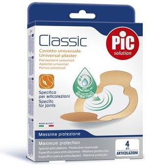 CEROTTO PIC CLASSIC ARTICOLAZIONI ANTIBATTERICO 4 PEZZI - Gruppofarmastore.it