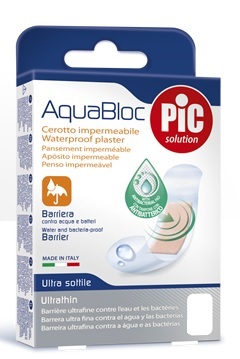 CEROTTO PIC AQUABLOC 5X7 STERILE ANTIBATTERICO 5 PEZZI - Gruppofarmastore.it