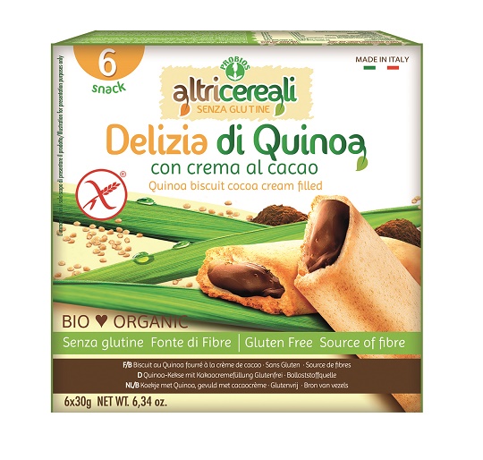 ALTRICEREALI DELIZIA QUINOA CON CREMA DI CACAO BIO 180 G - Gruppofarmastore.it