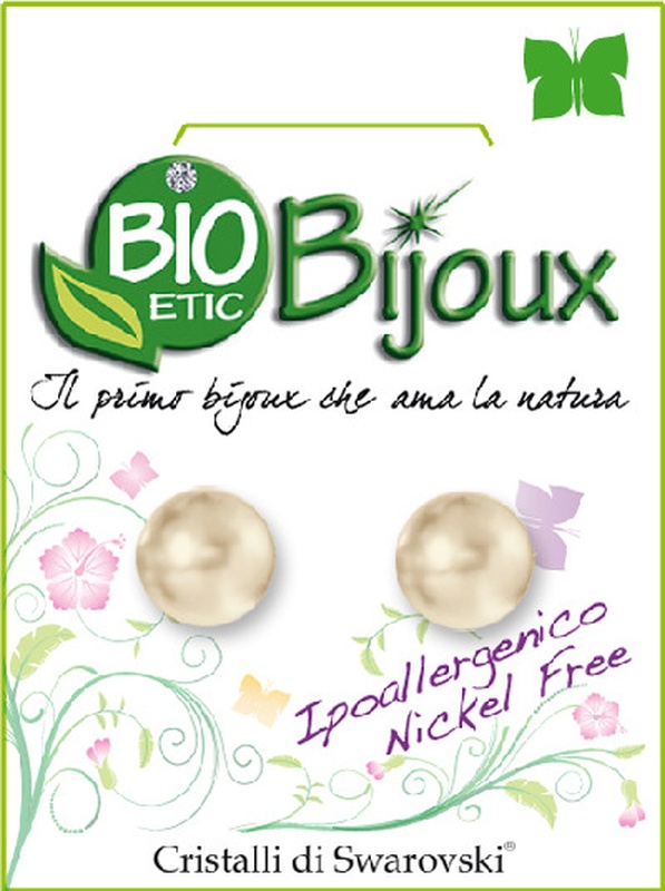ORECCHINO PERLA 8MM CREAMROSE - Gruppofarmastore.it