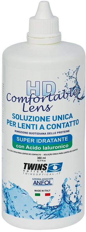 HD COMFORT LENS SOLUZIONE UNICA PER LENTI A CONTATTO 360 ML - Gruppofarmastore.it
