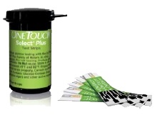 STRISCE MISURAZIONE GLICEMIA ONETOUCH SELECT PLUS 25 STRISCE - Gruppofarmastore.it