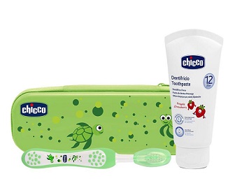 CHICCO SET DENTALE VERDE CON FLUORO - Gruppofarmastore.it