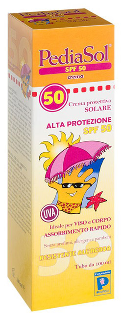 PEDIASOL SPF 50 CREMA SOLARE 100 ML - Gruppofarmastore.it